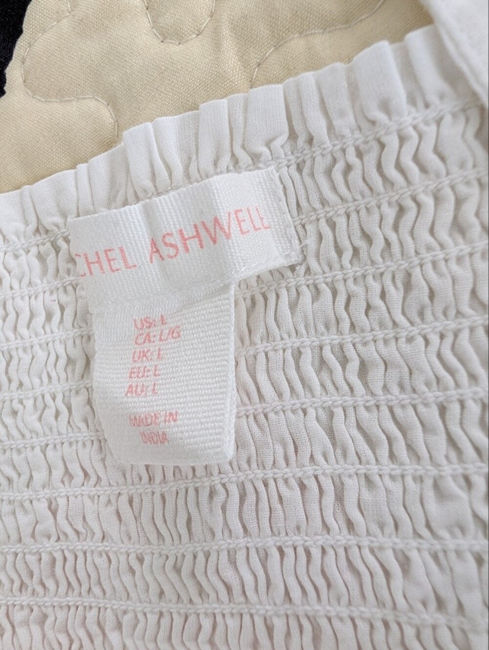 Rachel Ashwell White 100% Nightgown Size L - Picture 8 of 13